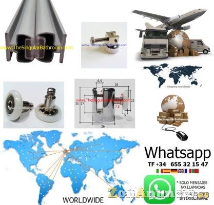 Mamparas estándar y a medida. Recambios mamparas,